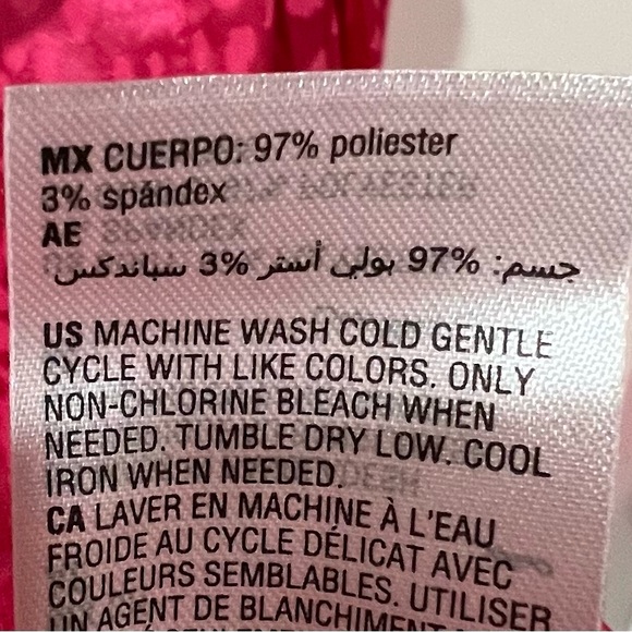 INC Long Satin Robe- Pink Leopard size small NWOT - Picture 7 of 7